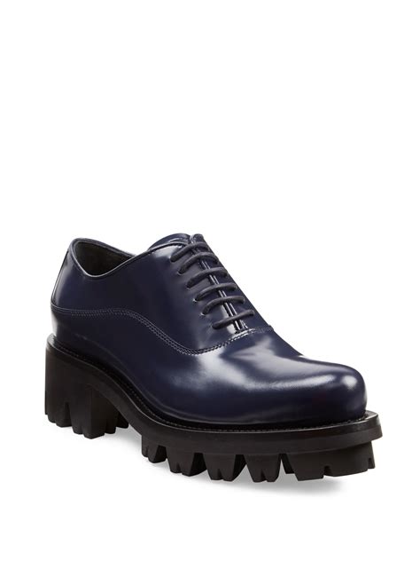 prada oxford shirt|prada leather lace up shoes.